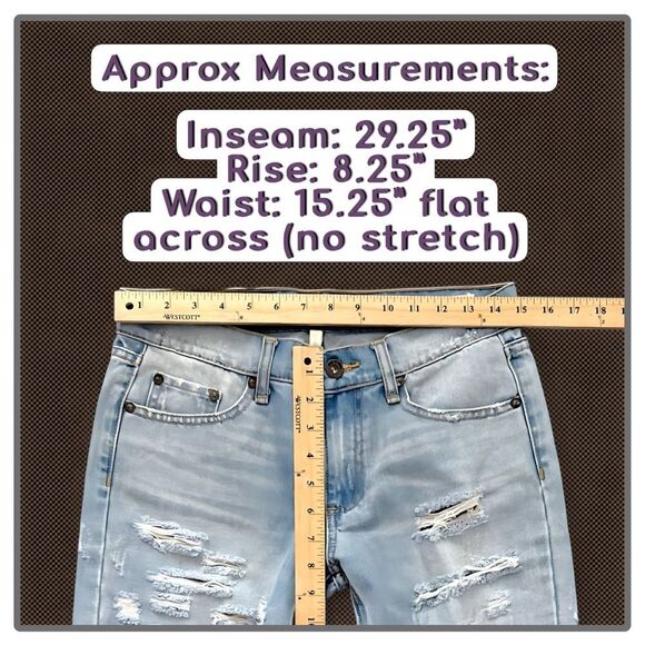 Rag & Bone The Dre Boyfriend Skinny Jean Thrasher Size 25 $295 - Picture 12 of 16